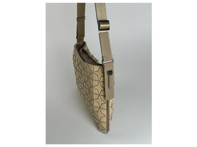 Issey Miyake Vintage Pleats Please Tasche Beige - Ansicht 10