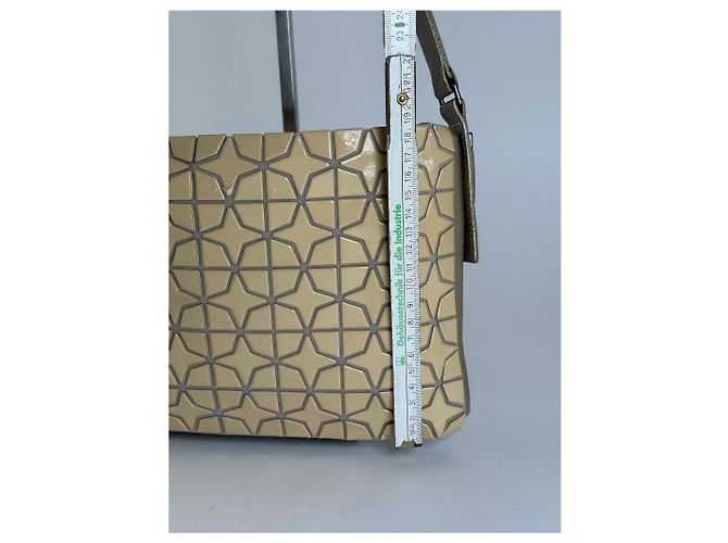 Issey Miyake Vintage Pleats Please Tasche Beige - Ansicht 12