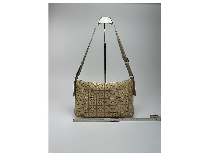 Issey Miyake Vintage Pleats Please Tasche Beige - Ansicht 13