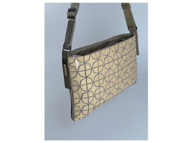 Issey Miyake Vintage Pleats Please Tasche Beige - Ansicht 6