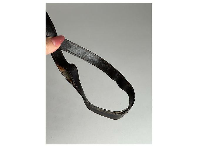 Céline Vintage Celine Paris Macadam Tasche Triomphe Kamel - Ansicht 3