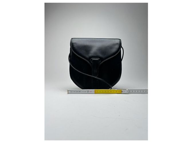 Vintage Givenchy Ledertasche schwarz - Ansicht 13