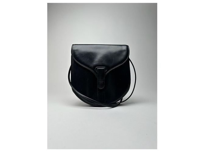 Vintage Givenchy Ledertasche schwarz - Ansicht 5