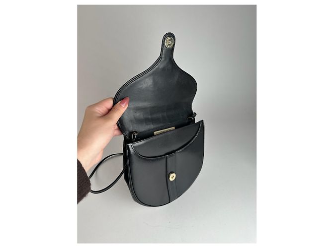 Vintage Givenchy Ledertasche schwarz - Ansicht 6