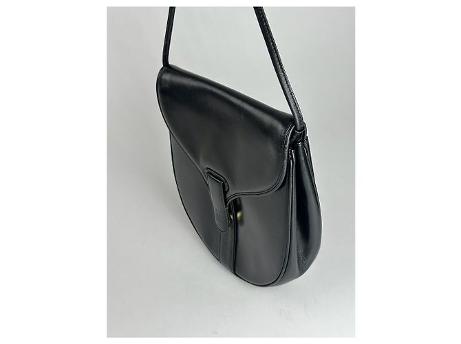 Vintage Givenchy Ledertasche schwarz - Ansicht 8