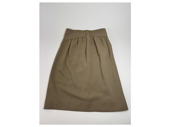 Gonna vintage Dior kaki M Cachi - vista 14