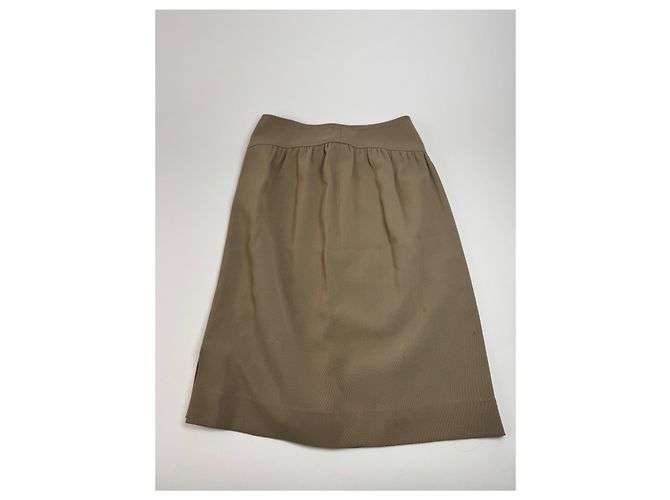 Gonna vintage Dior kaki M Cachi - vista 9