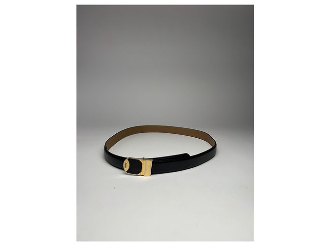 Vintage Yves Saint Laurent Ledergürtel schwarz - Ansicht 5