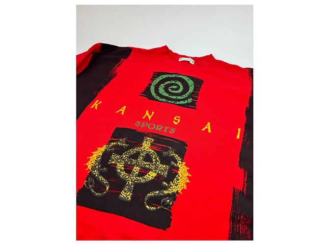 Autre Marque Vintage Kansai Yamamot Sweather red black L - view 14