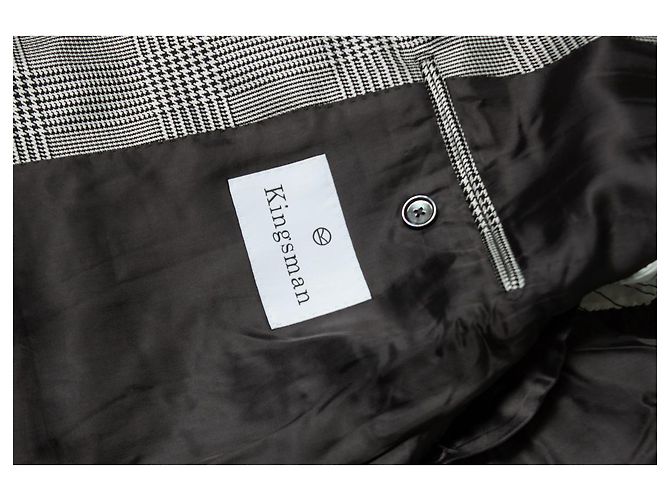 Autre Marque Kingsman, Prince of Wales kariertes Wollblazer - Ansicht 6