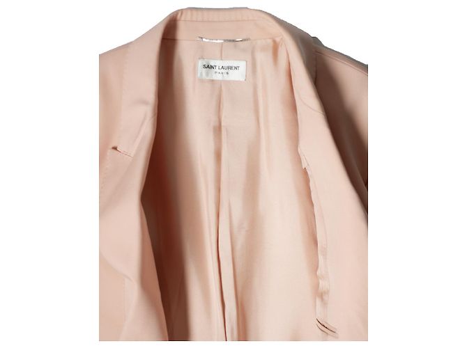 Helle rosa Blazer von Saint Laurent, 2018 Pink - Ansicht 6