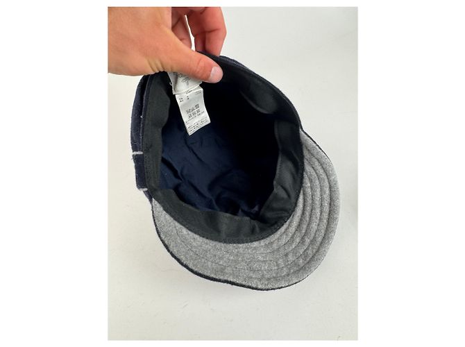Cappello in lana vintage Vivienne Westwood blu navy nero S/m - vista 5