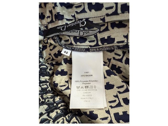Bermuda con logo oblique Dior - vista 9