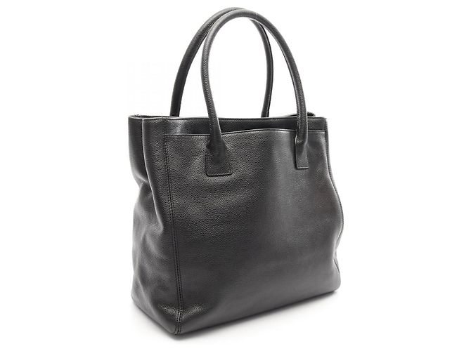 Chanel Executive Tote Ledertasche Schwarz - Ansicht 2