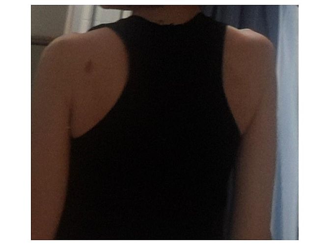 Top de canalé Vanessa Bruno Negro Algodón - vista 6