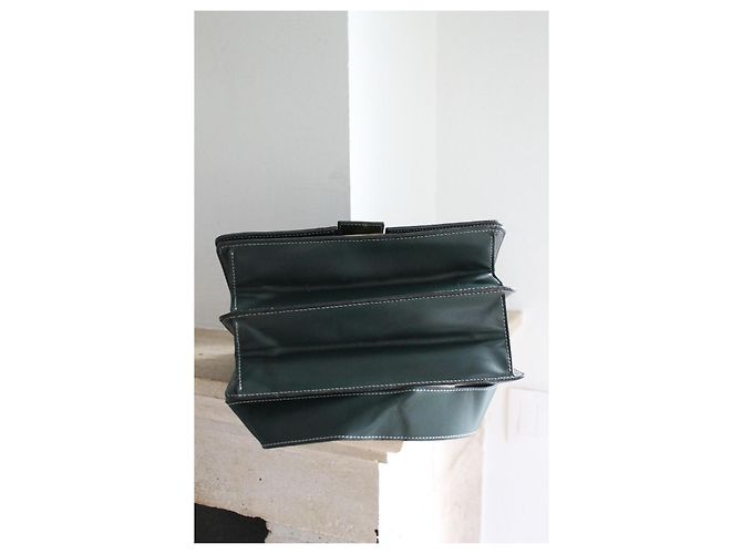 Borsa a mano Céline Tab Bag in pelle verde abete Verde scuro - vista 9
