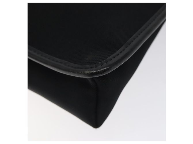 Borsa a Spalla GUCCI Nylon Nero Argento 92560 Auth ep8886 - vista 16