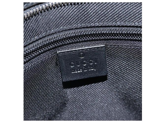 Borsa a Spalla GUCCI Nylon Nero Argento 92560 Auth ep8886 - vista 18