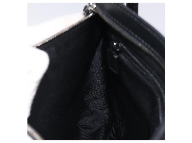Borsa a Spalla GUCCI Nylon Nero Argento 92560 Auth ep8886 - vista 20