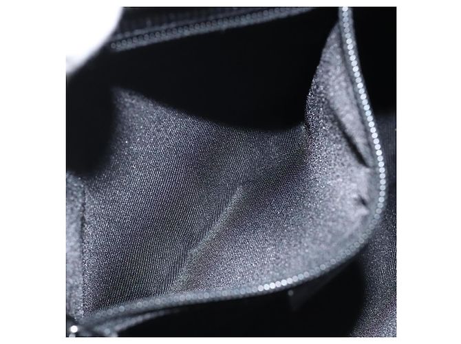 Borsa a Spalla GUCCI Nylon Nero Argento 92560 Auth ep8886 - vista 21