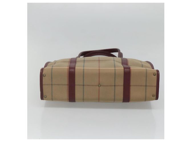 Autre Marque Borsa Tote Burberrys Nova Check in tela beige oro Auth sw663 D'oro - vista 5