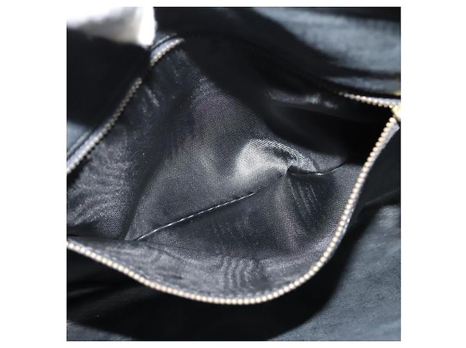Céline Borsa a mano CELINE in pelle scamosciata grigia e oro Auth BA2092 Marrone D'oro - vista 11