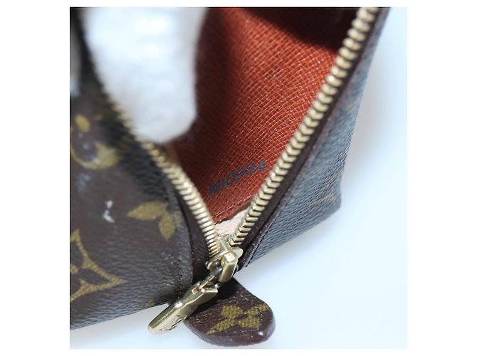 LOUIS VUITTON Pochette Cosmetica Demi Ronde Monogram M47520 LV Auth BA2009 Monogramma - vista 12