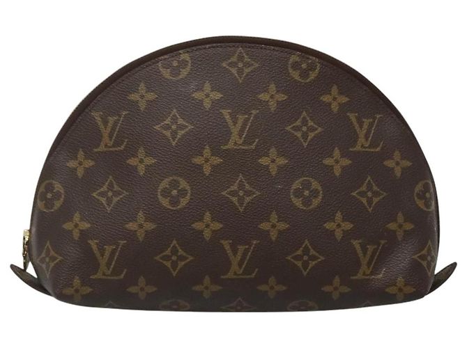 LOUIS VUITTON Pochette Cosmetica Demi Ronde Monogram M47520 LV Auth BA2009 Monogramma - vista 13