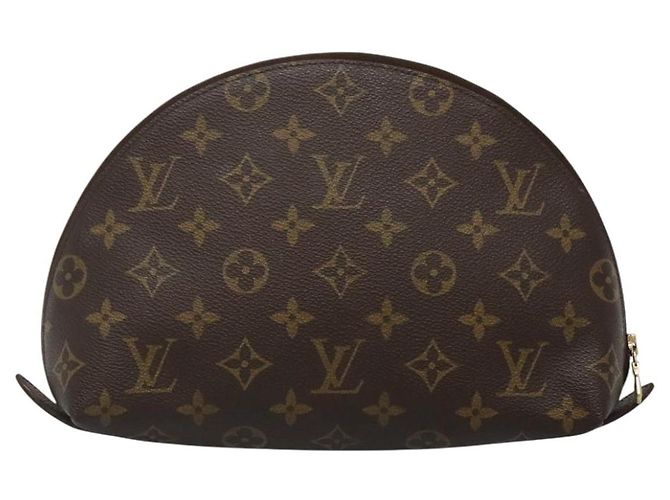 LOUIS VUITTON Pochette Cosmetica Demi Ronde Monogram M47520 LV Auth BA2009 Monogramma - vista 2