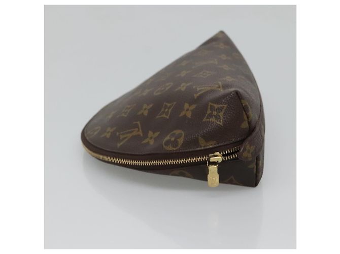 LOUIS VUITTON Pochette Cosmetica Demi Ronde Monogram M47520 LV Auth BA2009 Monogramma - vista 3
