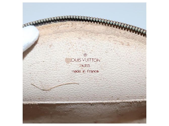 LOUIS VUITTON Pochette Cosmetica Demi Ronde Monogram M47520 LV Auth BA2009 Monogramma - vista 9