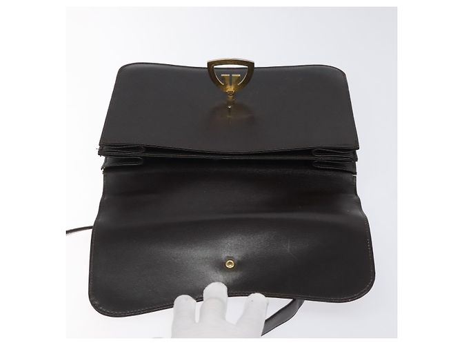 Borsa a Spalla GUCCI in Pelle Marrone Oro Auth 121613 D'oro - vista 19