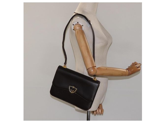 Borsa a Spalla GUCCI in Pelle Marrone Oro Auth 121613 D'oro - vista 26