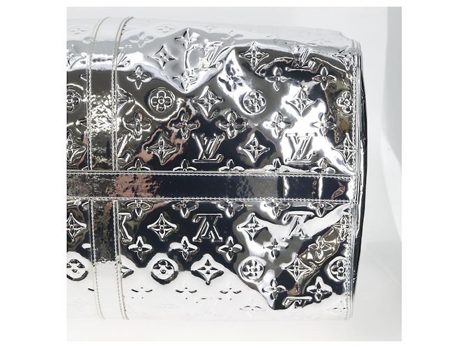 LOUIS VUITTON Monogram Miroir Keepall 55 Borsa Argento M95275 Auth yk18156SM - vista 14