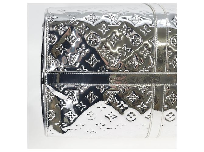 LOUIS VUITTON Monogram Miroir Keepall 55 Borsa Argento M95275 Auth yk18156SM - vista 15