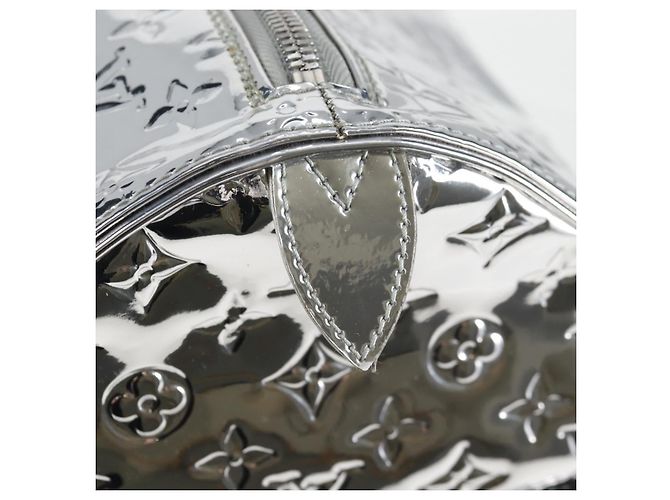 LOUIS VUITTON Monogram Miroir Keepall 55 Borsa Argento M95275 Auth yk18156SM - vista 20