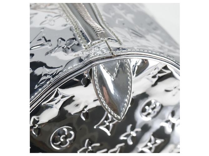 LOUIS VUITTON Monogram Miroir Keepall 55 Borsa Argento M95275 Auth yk18156SM - vista 21