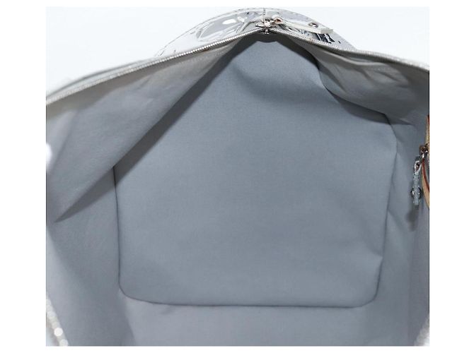 LOUIS VUITTON Monogram Miroir Keepall 55 Borsa Argento M95275 Auth yk18156SM - vista 26
