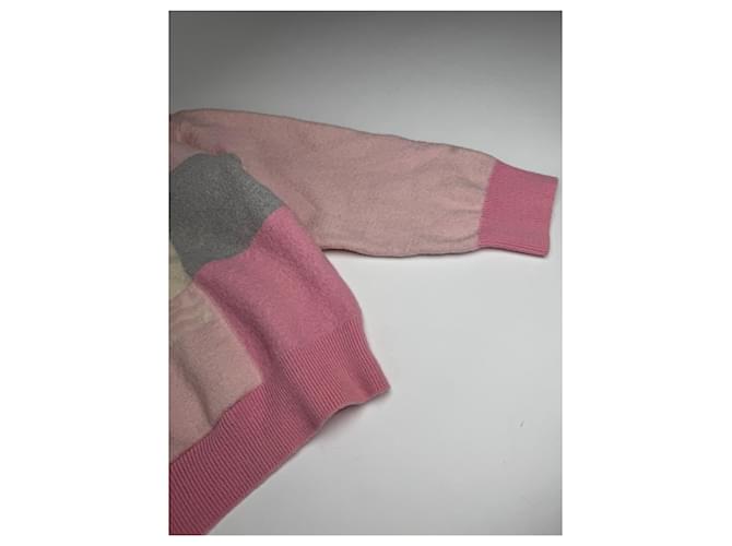 Vintage Courreges Wollpullover XS rosa Pink - Ansicht 10