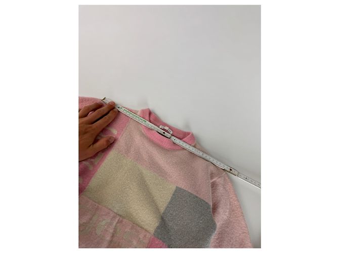 Vintage Courreges Wollpullover XS rosa Pink - Ansicht 9