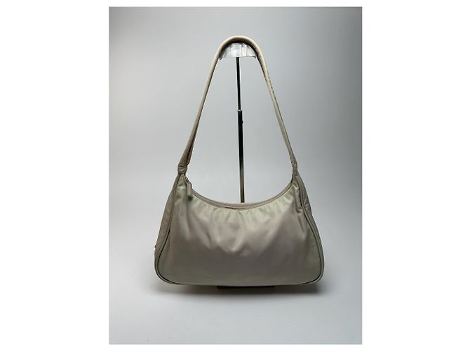 Vintage Prada Cleo Tasche beige - Ansicht 2