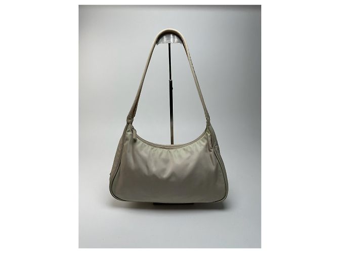 Vintage Prada Cleo Tasche beige - Ansicht 8
