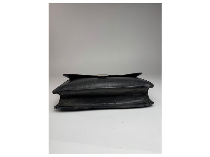 Clutch vintage in pelle Taiga di Louis Vuitton verde - vista 9
