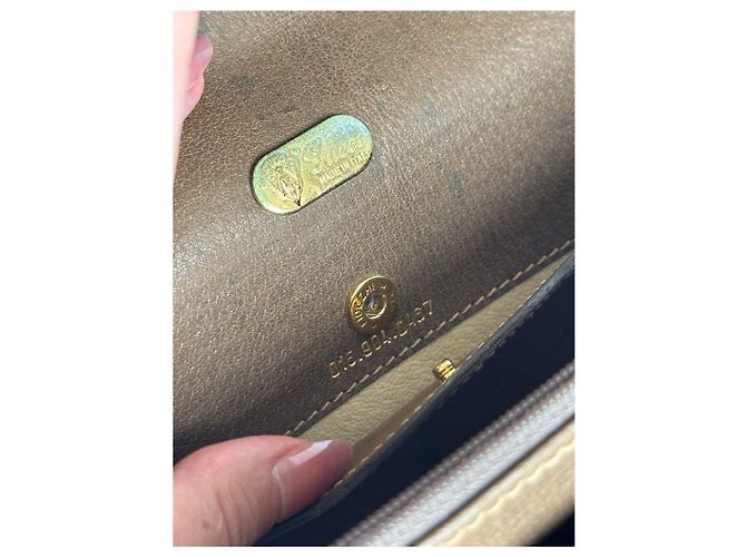Valigetta in pelle vintage Gucci marrone - vista 3