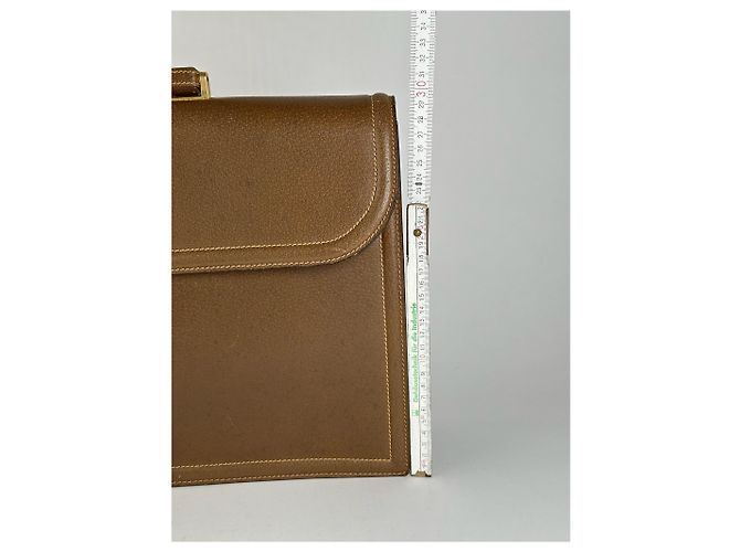 Valigetta in pelle vintage Gucci marrone - vista 9