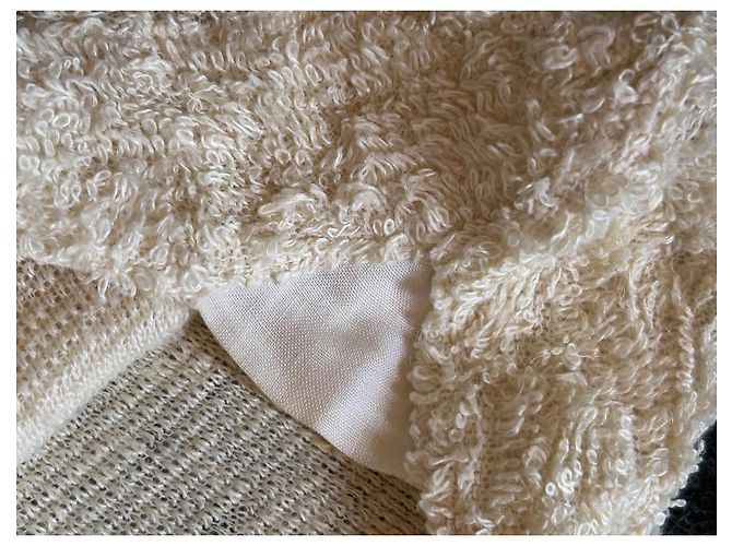 Autre Marque Vestido Guy Paulin Collector Eggshell Lino y Algodón Blanco roto - vista 12