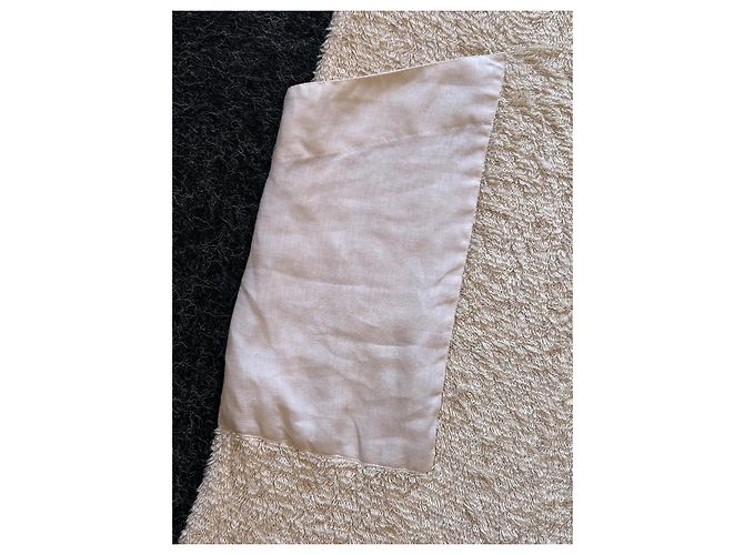 Autre Marque Vestido Guy Paulin Collector Eggshell Lino y Algodón Blanco roto - vista 14