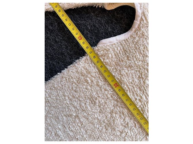 Autre Marque Vestido Guy Paulin Collector Eggshell Lino y Algodón Blanco roto - vista 19