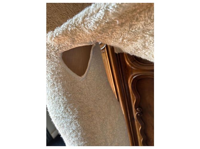 Autre Marque Vestido Guy Paulin Collector Eggshell Lino y Algodón Blanco roto - vista 4