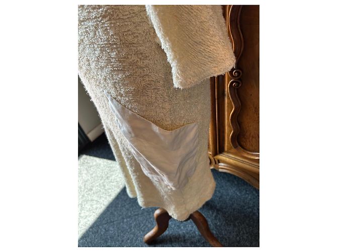 Autre Marque Vestido Guy Paulin Collector Eggshell Lino y Algodón Blanco roto - vista 5